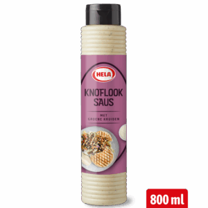 Hela Knoflooksaus met Groene Kruiden 800 ml