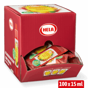 Hela Kruiden Ketchup Curry Original 100x15 ml sach